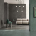Plavuizen 60 x 120 Bosco + Antracite - wanden 120 x 280 Bosco + Antracite