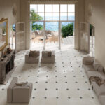 Plavuizen 60 x 60 Ottagona ← Avorio → Tozetto 9.7 x 9.7